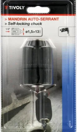 Mandrin autoserrant rev1/2" Ø1,5 à 13mm