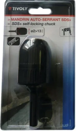 Mandrin autoserrant SDS+ Ø2 à 13mm