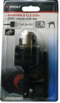 Mandrin à clé SDS+ Ø1,5 à 13mm