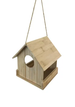 Mangeoire en bambou Mook 15x16x15 cm