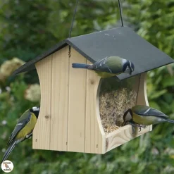 Mangeoire en bois à suspendre Grainerie