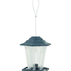 Mangeoire en plastique bleu marine pour graines ZOLUX
