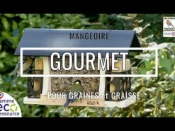 Mangeoire Gazebo Junior en bois pour graines NATURES MARKET