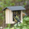 Mangeoire "Le Croque" en bois pour oiseaux du jardin