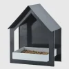 Mangeoire murale Anthracite/Blanc