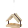 Mangeoire pour graines en bois et métal XL cerise ZOLUX
