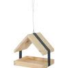 Mangeoire pour graines en bois et métal XL marine ZOLUX
