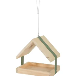Mangeoire pour graines en bois et métal XL vert ZOLUX