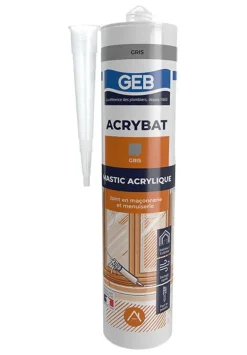 Mastic Acrybat joint maçonnerie et menuiserie 310 ml gris