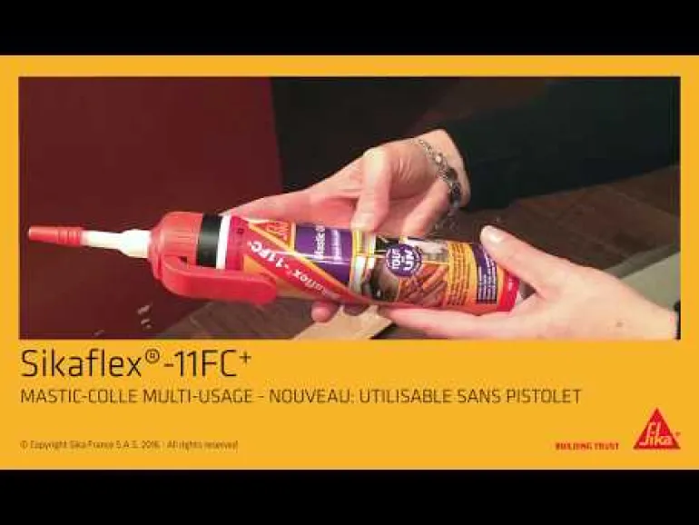 Mastic colle Sikaflex -11 FC Tout en un gris - 300ml