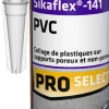 Mastic colle Sikaflex -141 PVC blanc - 410g