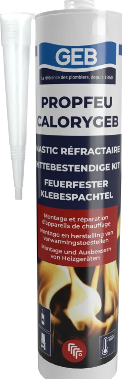 Mastic réfractaire Propfeu Calorygeb cart. 310ml GEB