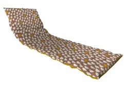 Matelas Ondulo Envol terre rouille 174x60x5 cm