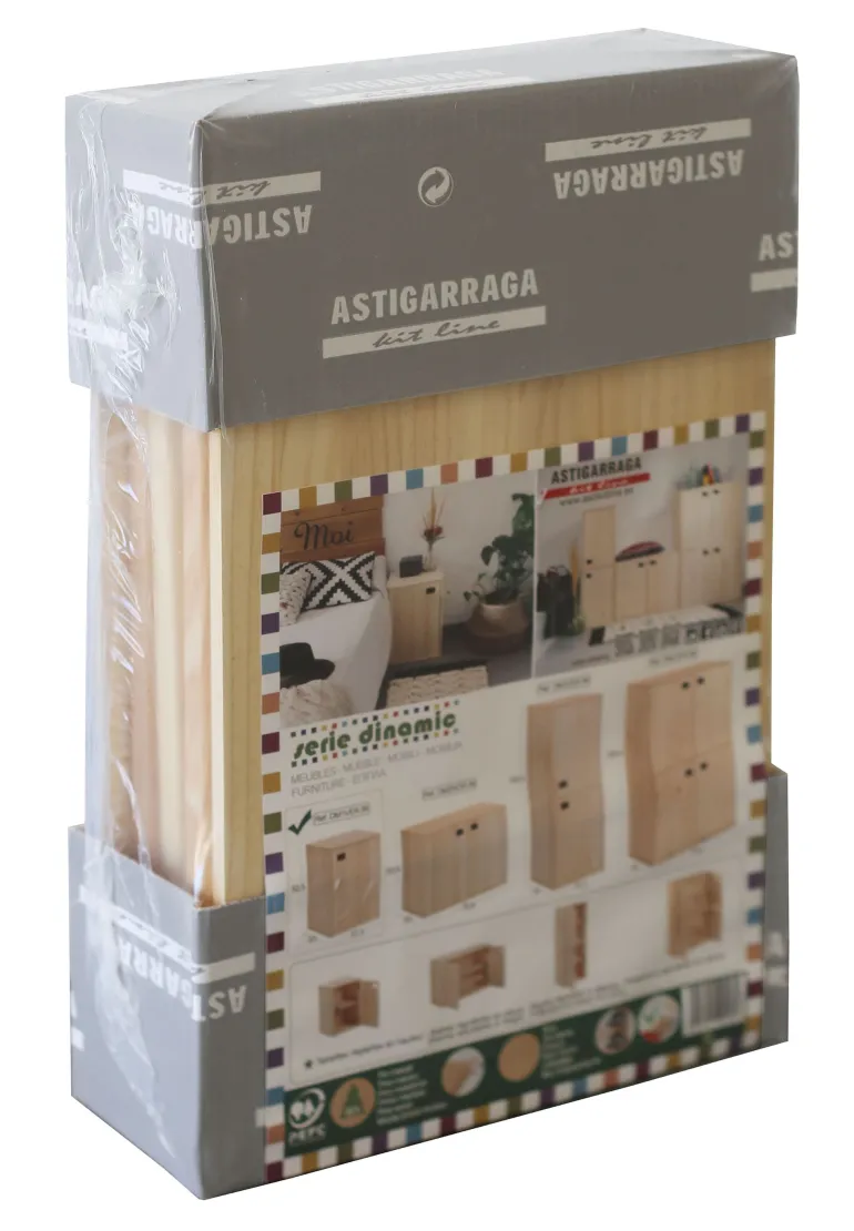 Meuble Dinamic vertical 1 Porte pin massif
