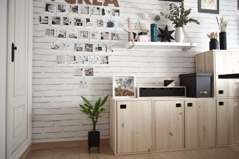 Meuble Dinamic vertical 1 Porte pin massif