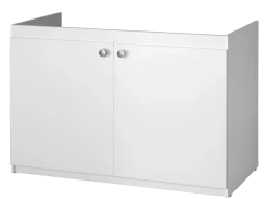 Meuble sous évier blanc 2 portes largeur 120 cm