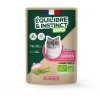 Émincés pour chat au Saumon Légumes BIO 12x85g