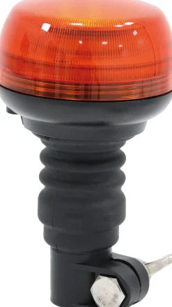 Mini-gyrophare LED flash 12/24V sur tige flexible
