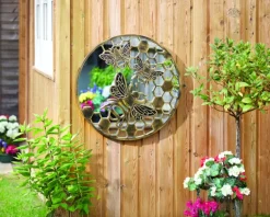 Miroir décoratif Abeilles 50cm Gris