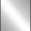 Miroir rectangulaire Precious noir 40x50 cm