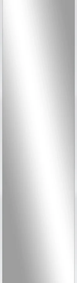 Miroir rectangulaire Precious blanc 30x120 cm