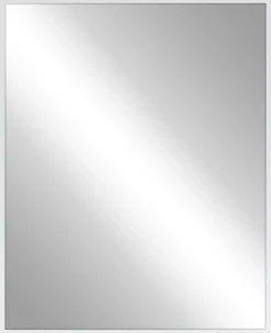 Miroir rectangulaire Precious blanc 40x50 cm