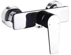 Mitigeur douche Oolong chromé noir ROUSSEAU