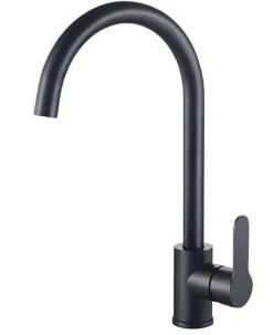 Mitigeur évier Gribs rond Noir ROUSSEAU