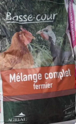 Mélange complet fermier pour volailles 10kg