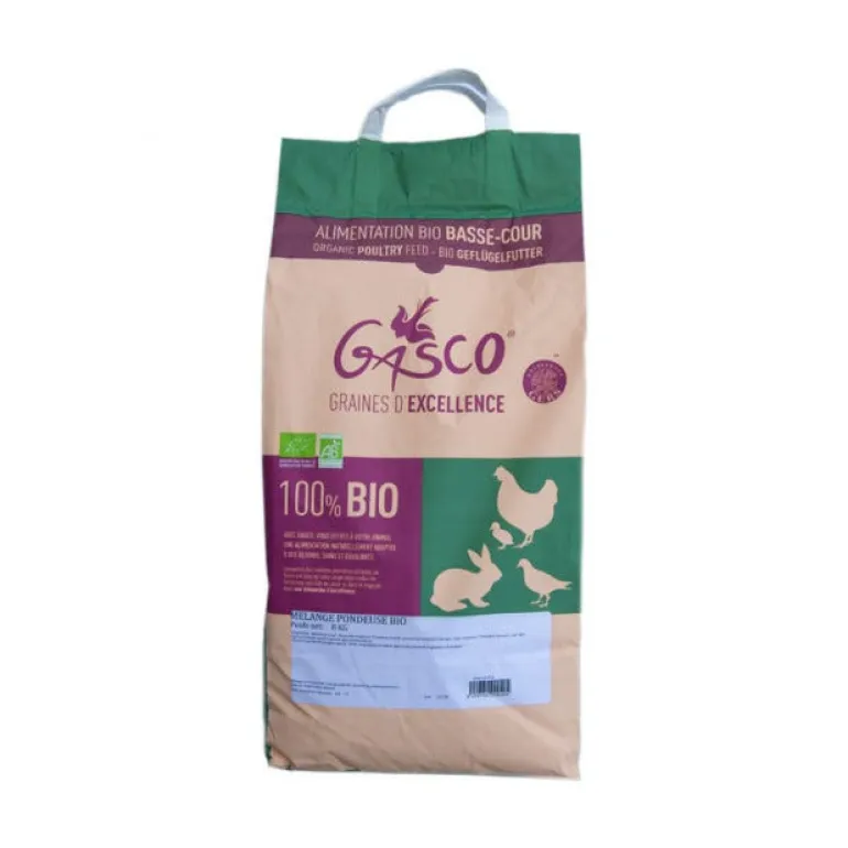Mélange de graines bio pour poules pondeuses 8 kg