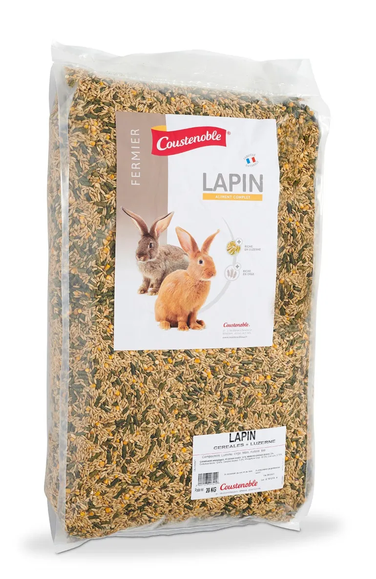 Mélange pour Lapin (céréales + luzerne) - Sac de 20 kg