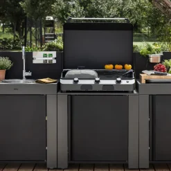 Module Plancha 80 cm gris cargo ENO