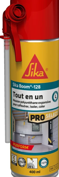 Mousse expansive SikaBoom L - 128 Tout en un - 400ml