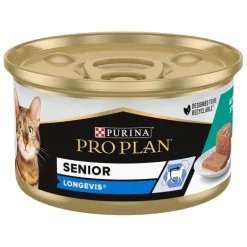 Mousse pour chat senior 7+ au thon 85g PRO PLAN