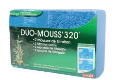 2 mousses de filtration duo mouss 320