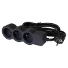 Multiprises 3x2P+T 3 m 3G 1,5 mm² - noir/gris foncé LEGRAND