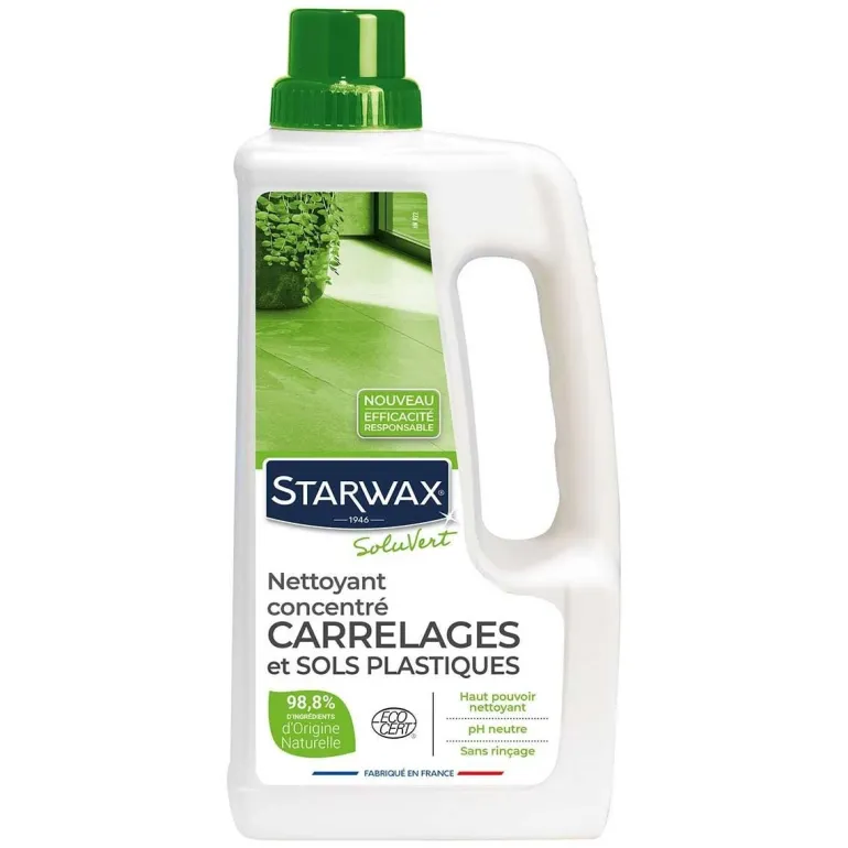 Nettoyant concentré carrelages et sols plastiques 1L STARWAX
