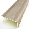 Nez de marche Déco alu plaxé chêne lavé adhésif 3,6x2,4x95cm