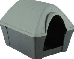 Niche Casa Felice plastique recyclé vert/taupe ZOLUX