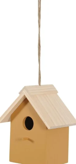 Nichoir en bois à suspendre Coucou rectangle miel ZOLUX