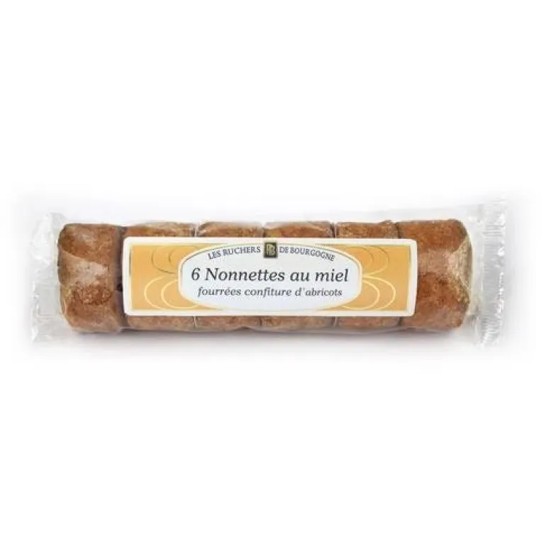 Nonnettes fourrées à l'abricot x 6 - 200g