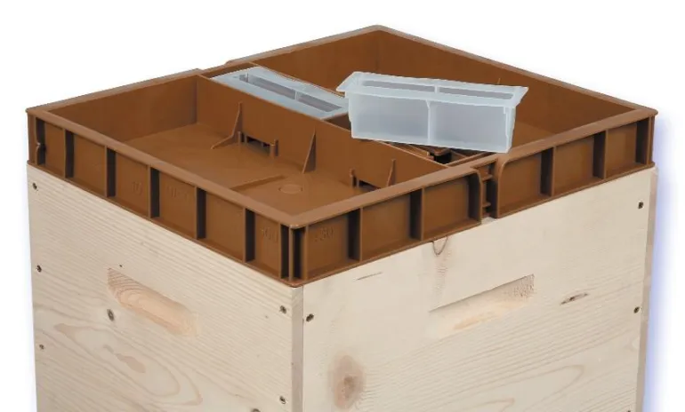 Nourrisseur couvre-cadres plastique Langstroth Nicot 7L
