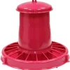 Nourrisseur à trémie en PVC 5,25L rouge