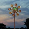 Éolienne solaire Abeille et fleurs