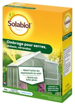 Ombrage pour serres/châssis/vérandas 500g SOLABIOL
