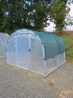 Ombrière pour serre Marmande 2x10,5m