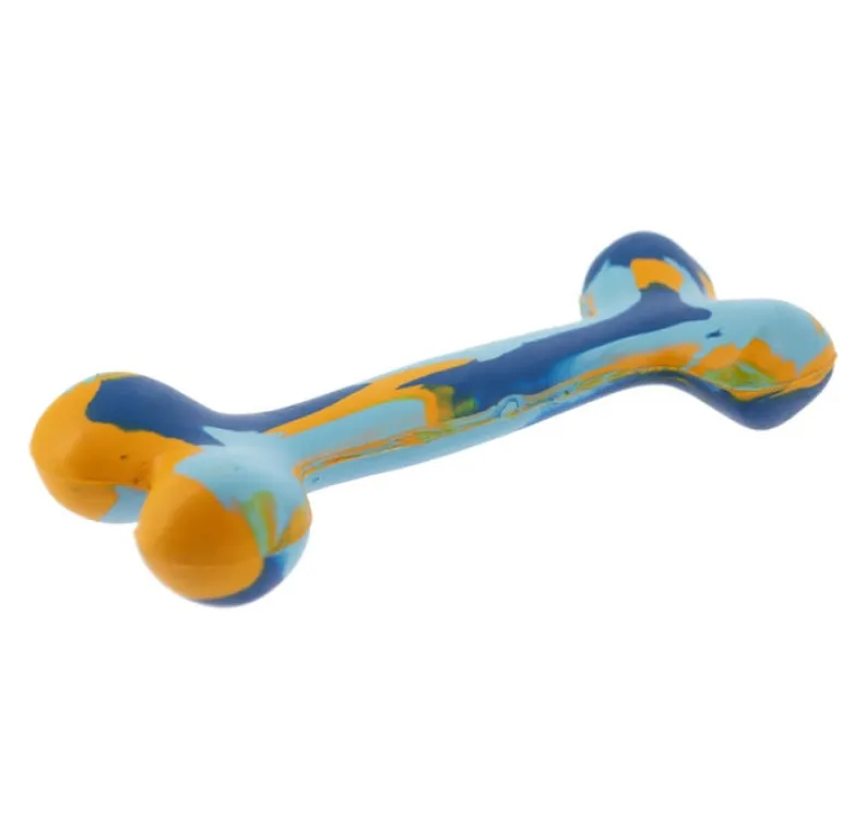 Os caoutchouc robuste jeu éducatif pour chien 15 cm