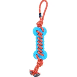 Os à mordre avec corde 21/48 cm pour chien
