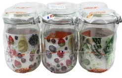 Pack de 6 bocaux 1L LE PARFAIT