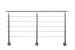 Pack garde-corps OPALU alu gris thermolaqué 67x1170x2006 mm